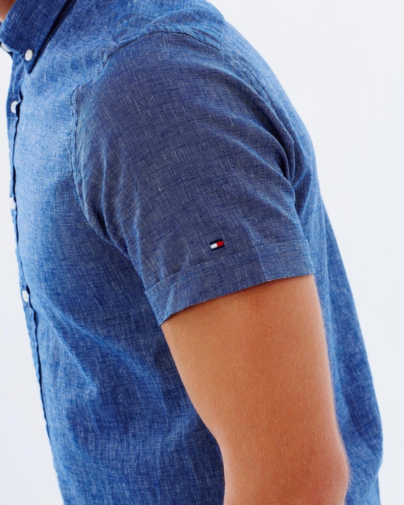 Cotton Linen Chambray Shirt from Tommy Hilfiger