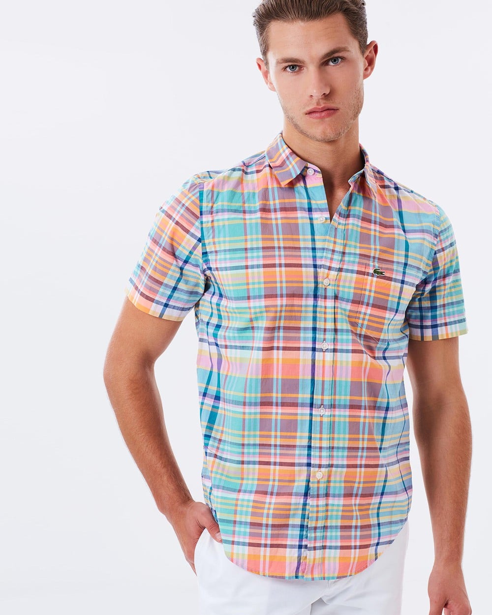 Lacoste SS Plaid Shirt - imPresta